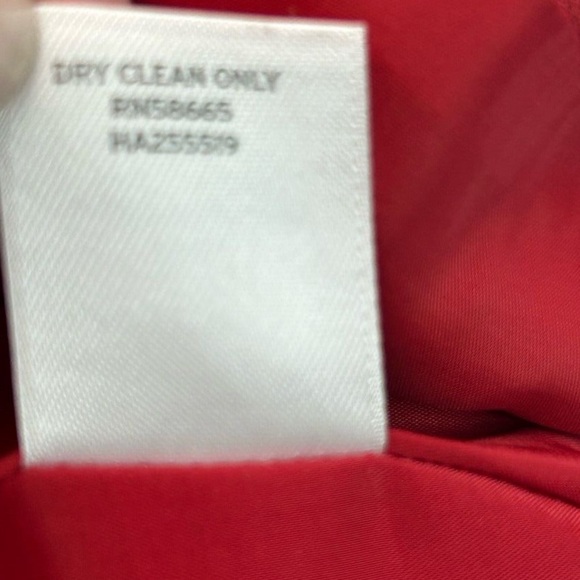 Halogen Women's Red A-Line Knee Length Skirt Size 14 Business Casual - Picture 9 of 10